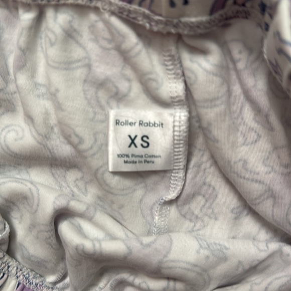 Roller Rabbit Lavender Monkeys Pajama Set - Picture 5 of 5